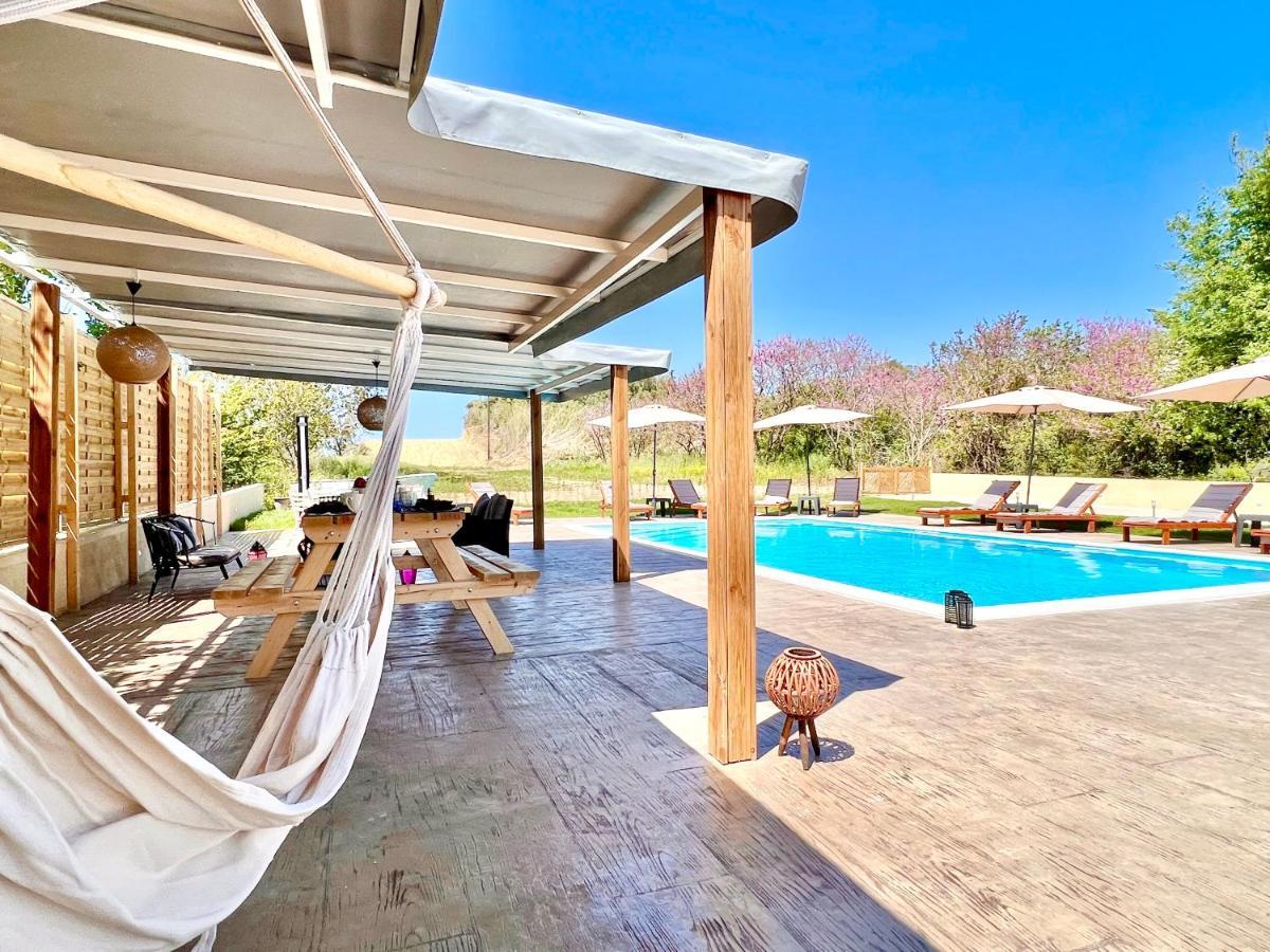 Beach Villa Verano With Private Pool By Dadovillas Sidari  Bagian luar foto